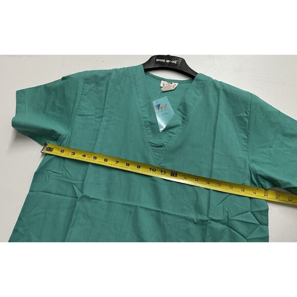 Expo V Neck women size small nurse medical uniform pants and top green - Picture 6 of 11